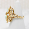 Opulent Victorian Revival Opal Dinner Ring
