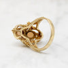 Opulent Victorian Revival Opal Dinner Ring
