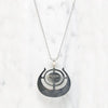Mid Century Norwegian Sterling & Amazonite Necklace