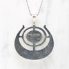 Mid Century Norwegian Sterling & Amazonite Necklace