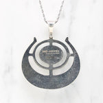 Mid Century Norwegian Sterling & Amazonite Necklace
