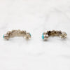 Turquoise Teardrop Hoops in Delicate Colors