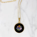 Colorful Millefiori Murano Glass Pendant