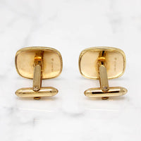 Tony Red & White Banded Agate Cufflinks