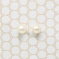 Timeless Vintage 7.7mm Cultured Pearl Stud Earrings