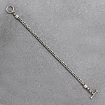 Gorgeous Silver Byzantine Chain Bracelet with Toggle