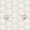 Classic Cultured Pearl Stud Earrings in White Gold