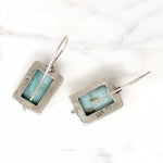 Tranquil Amazonite & Sterling Silver Earrings