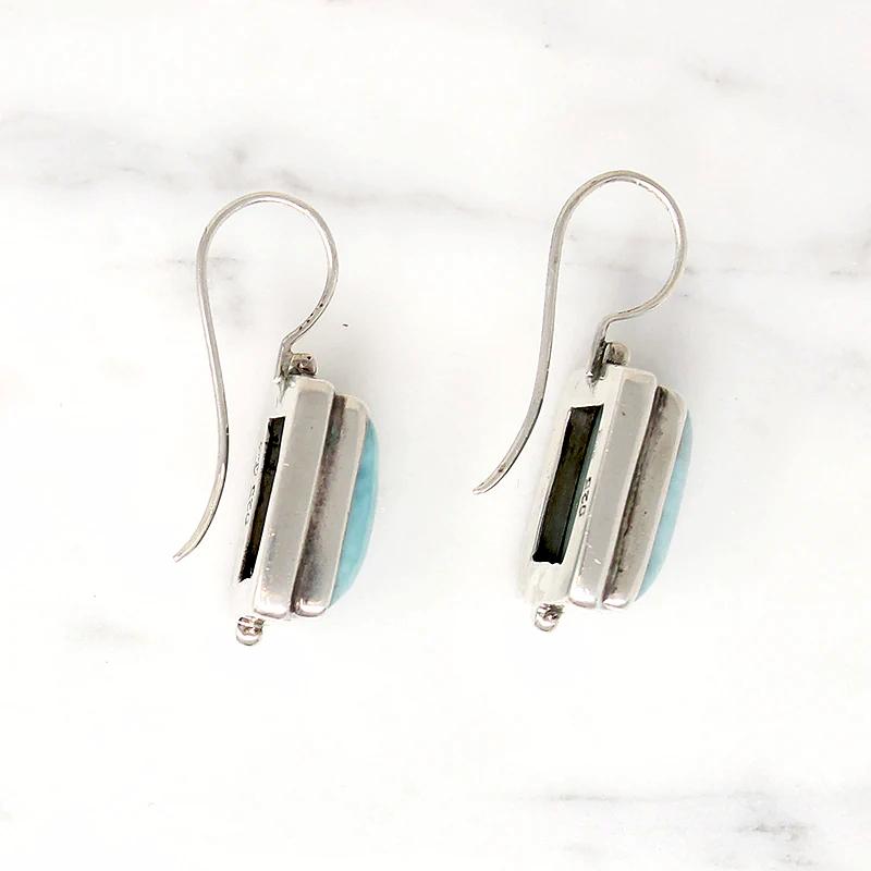 Tranquil Amazonite & Sterling Silver Earrings