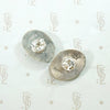 Hypnotic Hematite Studs in Sterling Silver