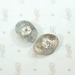 Hypnotic Hematite Studs in Sterling Silver
