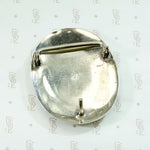 Peyote Bird Stone Inlay in Sterling Belt Buckle