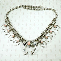 Petite Sterling Silver Naja Necklace with Angel Skin