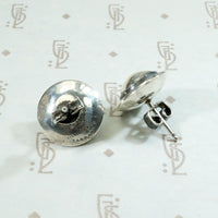 Mid Century Danish Sterling Studs by NE From