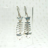 Adorable Taxco Fish Skeleton Silver Earrings