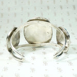 Radiant Mother of Pearl & Turquoise Inlay Cuff
