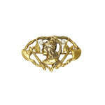 Joan of Arc Gold and Pearl Brooch - Gem Set Love