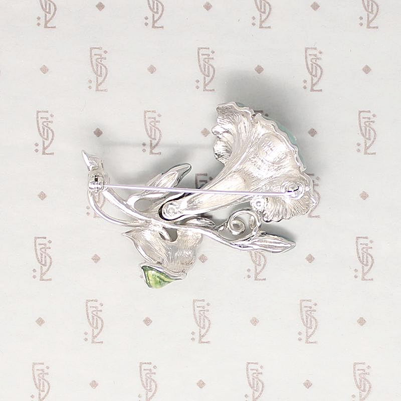 Gentian Blossom Brooch for Justice & Victory