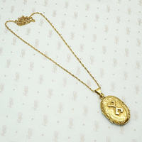 Aesthetic Movement Gold Filled Locket