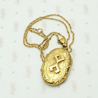 Aesthetic Movement Gold Filled Locket