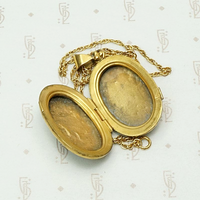 Aesthetic Movement Gold Filled Locket