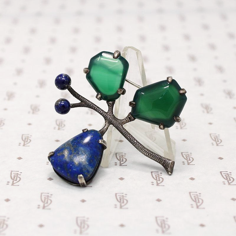 Silver Mid Century Modernist Brooch