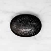 Miss Minnie Tuttle Jet Mourning Brooch