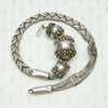 Elaborate Antique Woven Silver Chain Necklace
