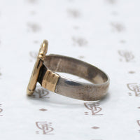 Ancient Coin in Gorgeous Silver & Gold Setting