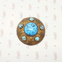 French 1920s Art Glass Brooch