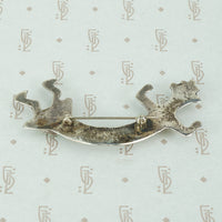 Vintage Silver Kachina Dancer Brooch