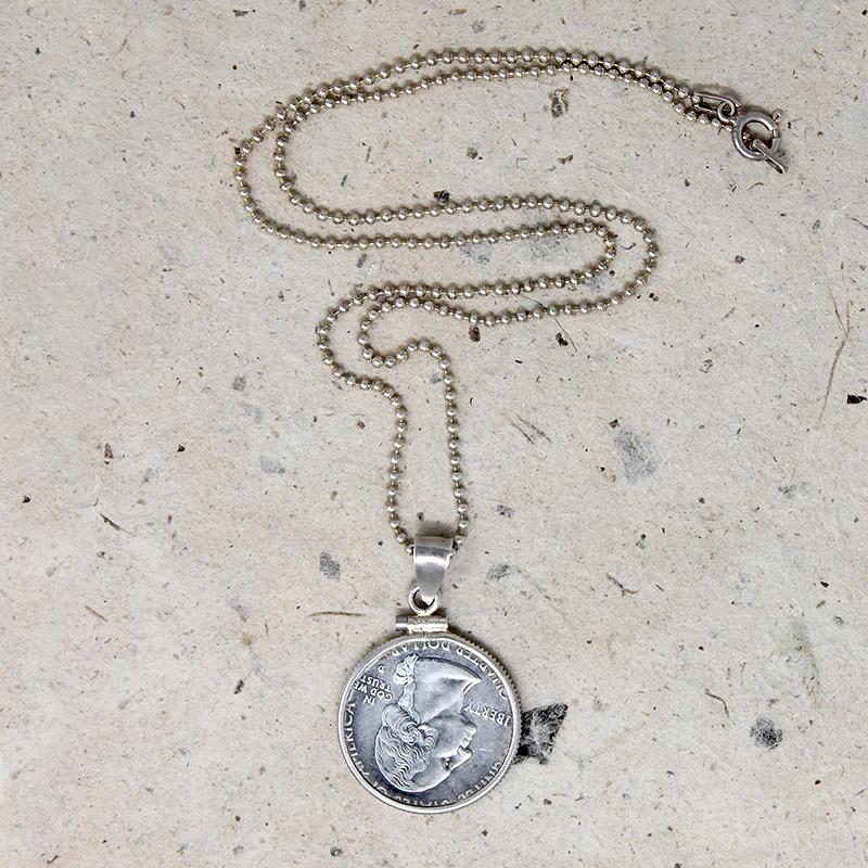 New York "Gateway to Freedom" Quarter Pendant from Kat Clare