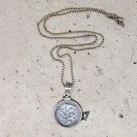 New York "Gateway to Freedom" Quarter Pendant from Kat Clare
