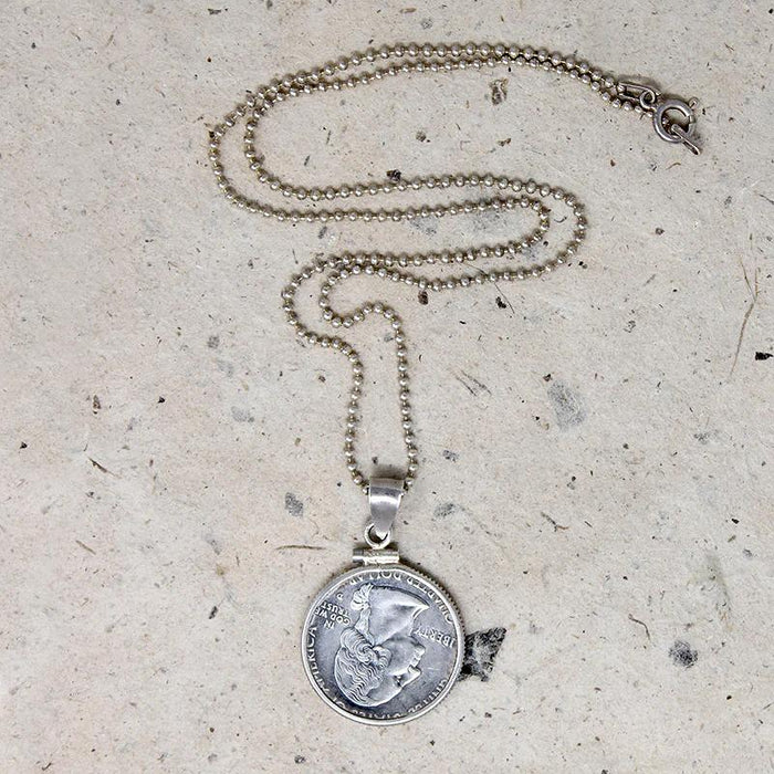 New York "Gateway to Freedom" Quarter Pendant from Kat Clare