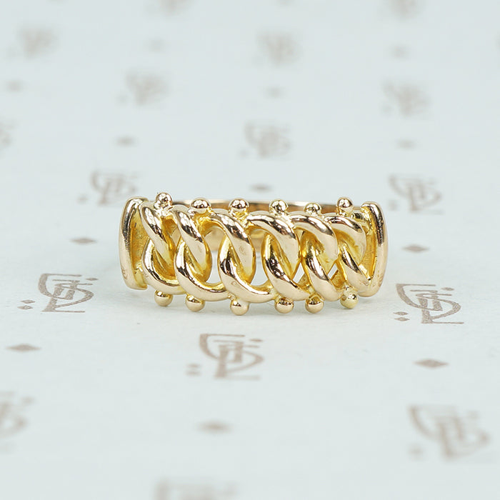 18k gold keeper ring english 1898