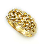 Victorian Keeper Band 18k Gold