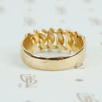 18k gold keeper ring english 1898 back