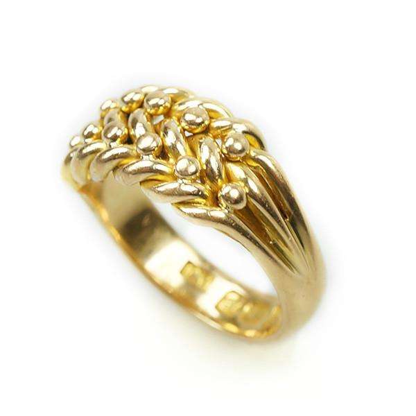 Victorian Keeper Band 18k Gold