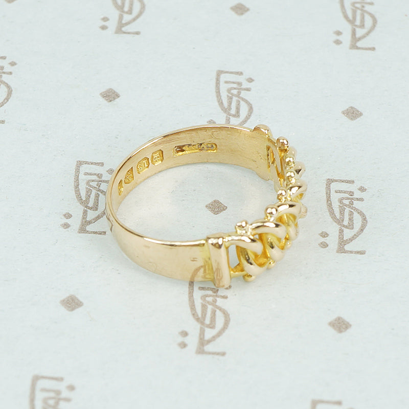 18k gold keeper ring english 1898