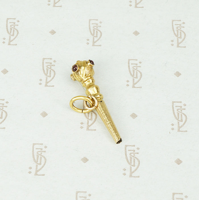 The Tiny 18k Scepter Watch Key Fob