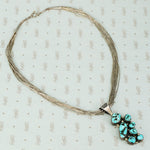 Sharon Sandoval Kingman Turquoise Neckace