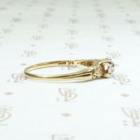 Sweetly Sculpted Flower & OMC Diamond Solitaire