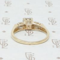 Pretty and Pristine NOS Diamond Engagement Ring