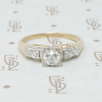 Pretty and Pristine NOS Diamond Engagement Ring