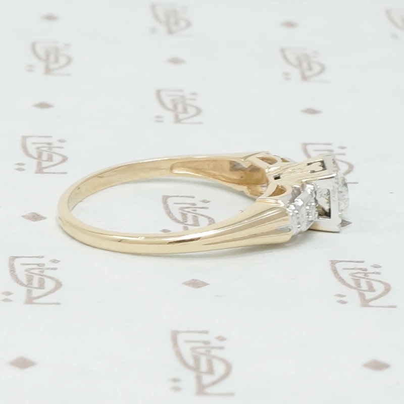 Pretty and Pristine NOS Diamond Engagement Ring
