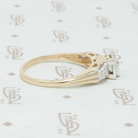 Pretty and Pristine NOS Diamond Engagement Ring