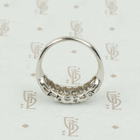 Sparkling Baguette and Round Diamond Band