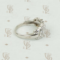 Sparkling Baguette and Round Diamond Band