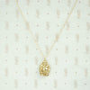 Vintage Gold Buddha Charm Necklace