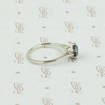 Classic Mid Century Sapphire Engagement Ring